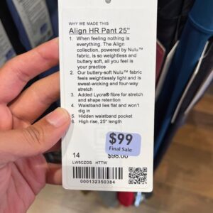 Mixed Lululemon Clothing Pallet for Sale
